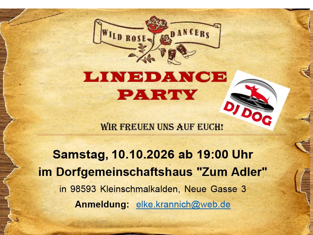 Linedanceparty Wildrosedancers 2026