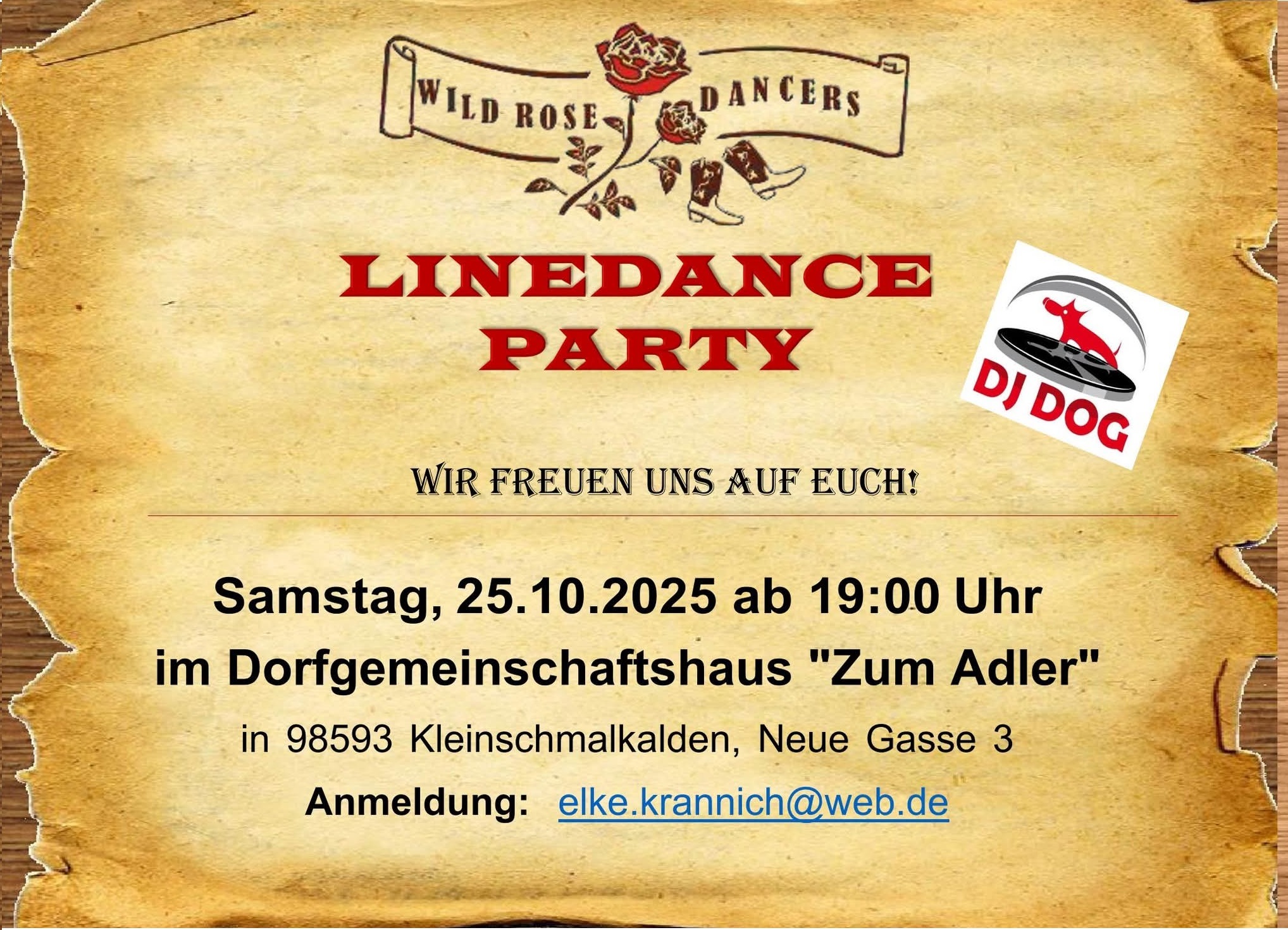 Linedanceparty Wildrosedancers 2025